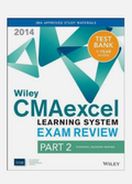 WILEY CMAEXCEL LEARNING SYSTEM EXAM REVIEW 2014 + TEST By Ima **Excellent** PDF