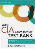 Wiley CIA Test Bank 2020: Part 3, Business Knowledge for Internal Auditing (1-ye PDF