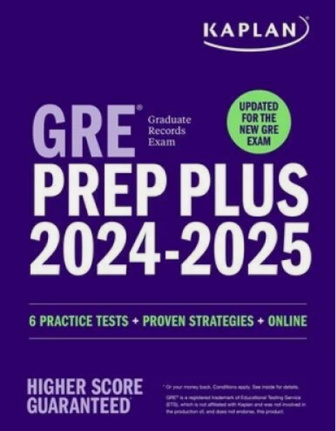 GRE Prep Plus 2024-2025 - Updated for the New GRE (Kaplan Test Prep) - GOOD PDF