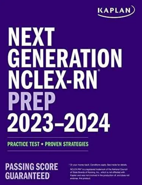 Next Generation NCLEX-RN Prep - Paperback, by Kaplan Nursing - Acceptable w PDF